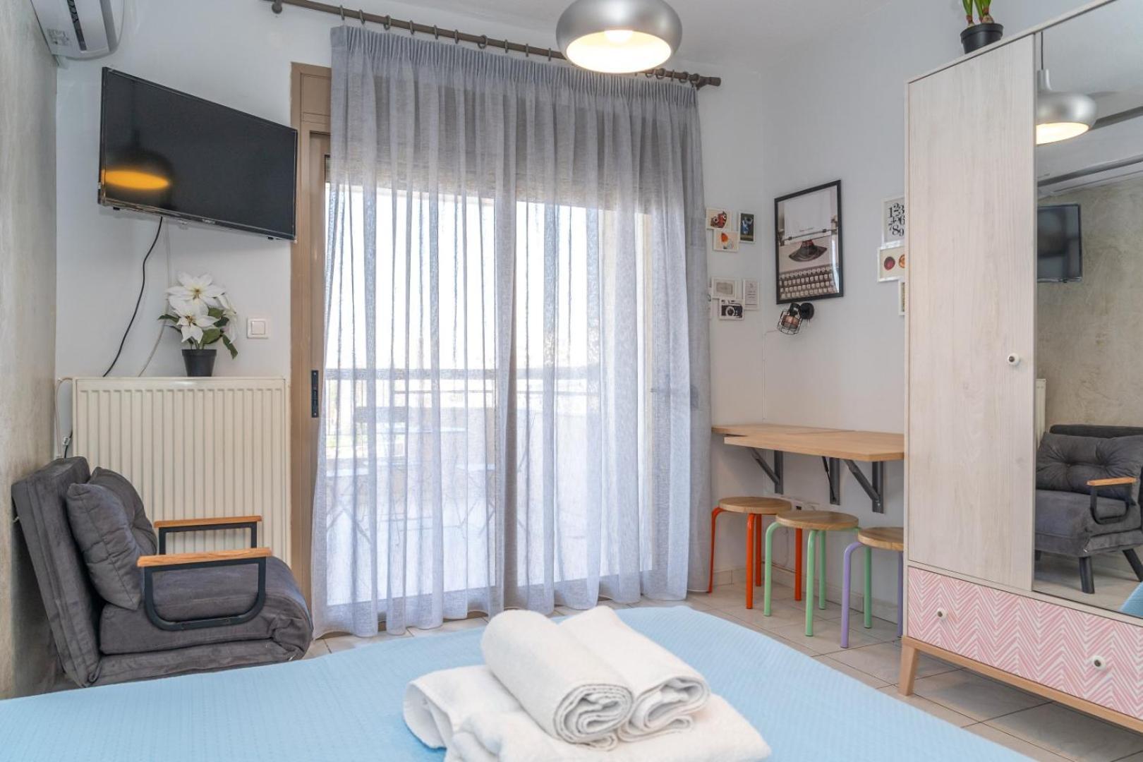 Kosmos Service Apartment Beautiful Studio 3 With Additional Cost Parking Tesalónica Exterior foto